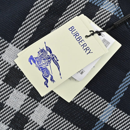 Burberry Navy Check T-Shirt