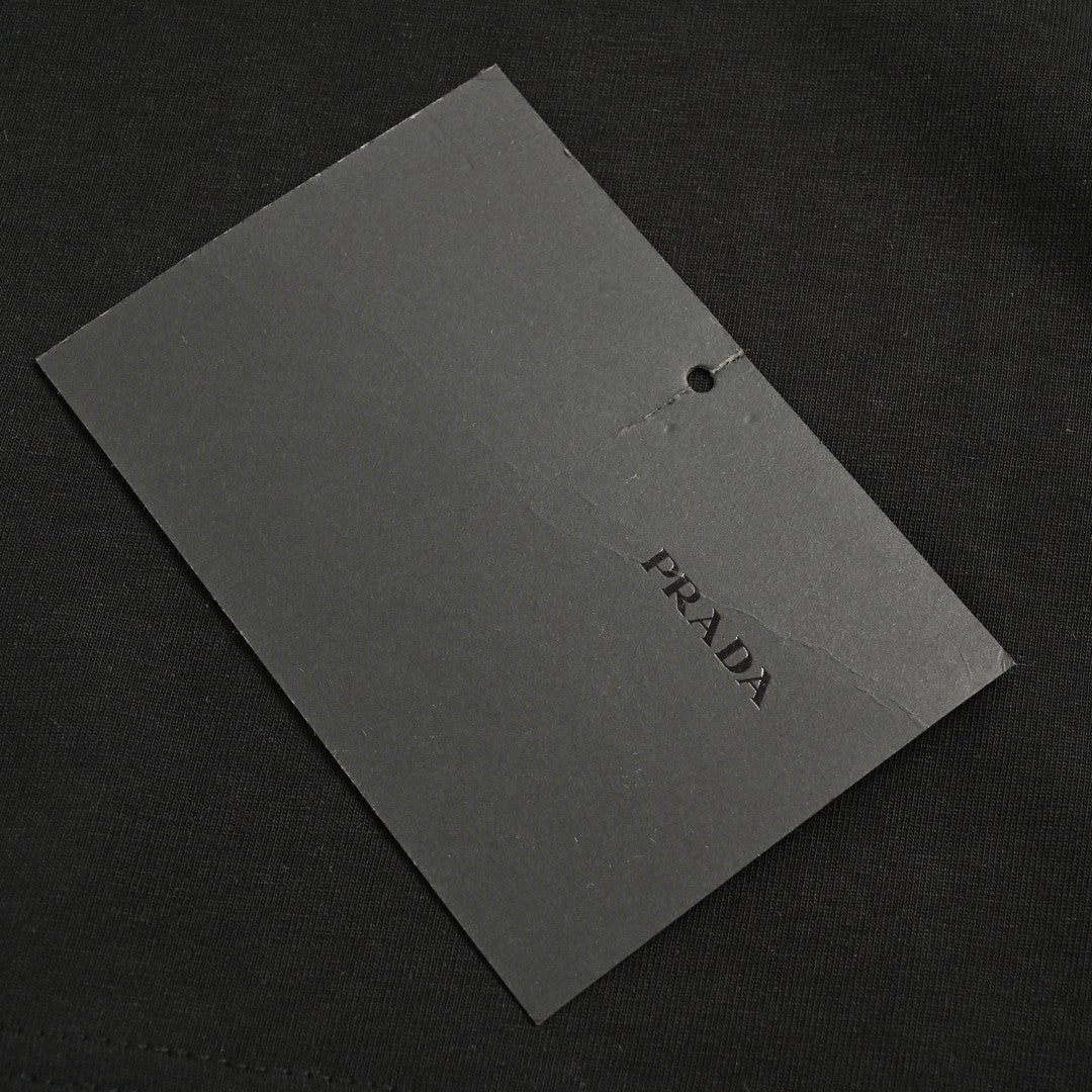 Prada Milano Black Emblem T-Shirt