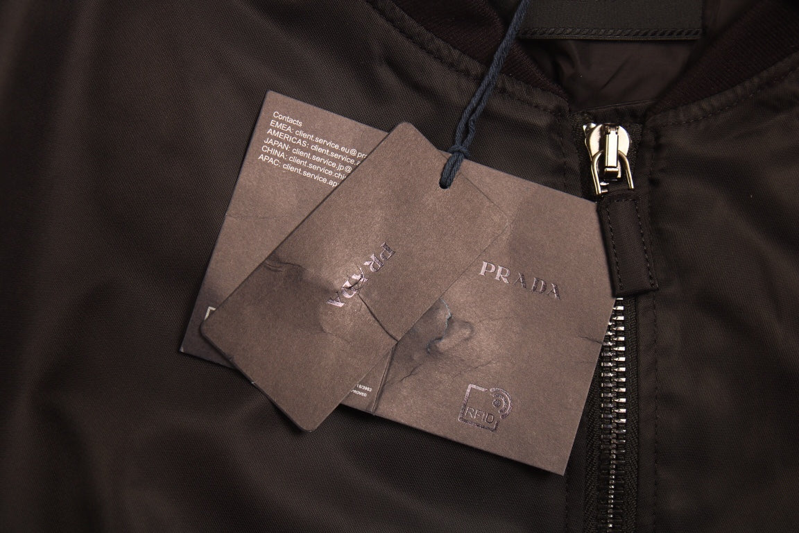 Prada Black Bomber Jacket