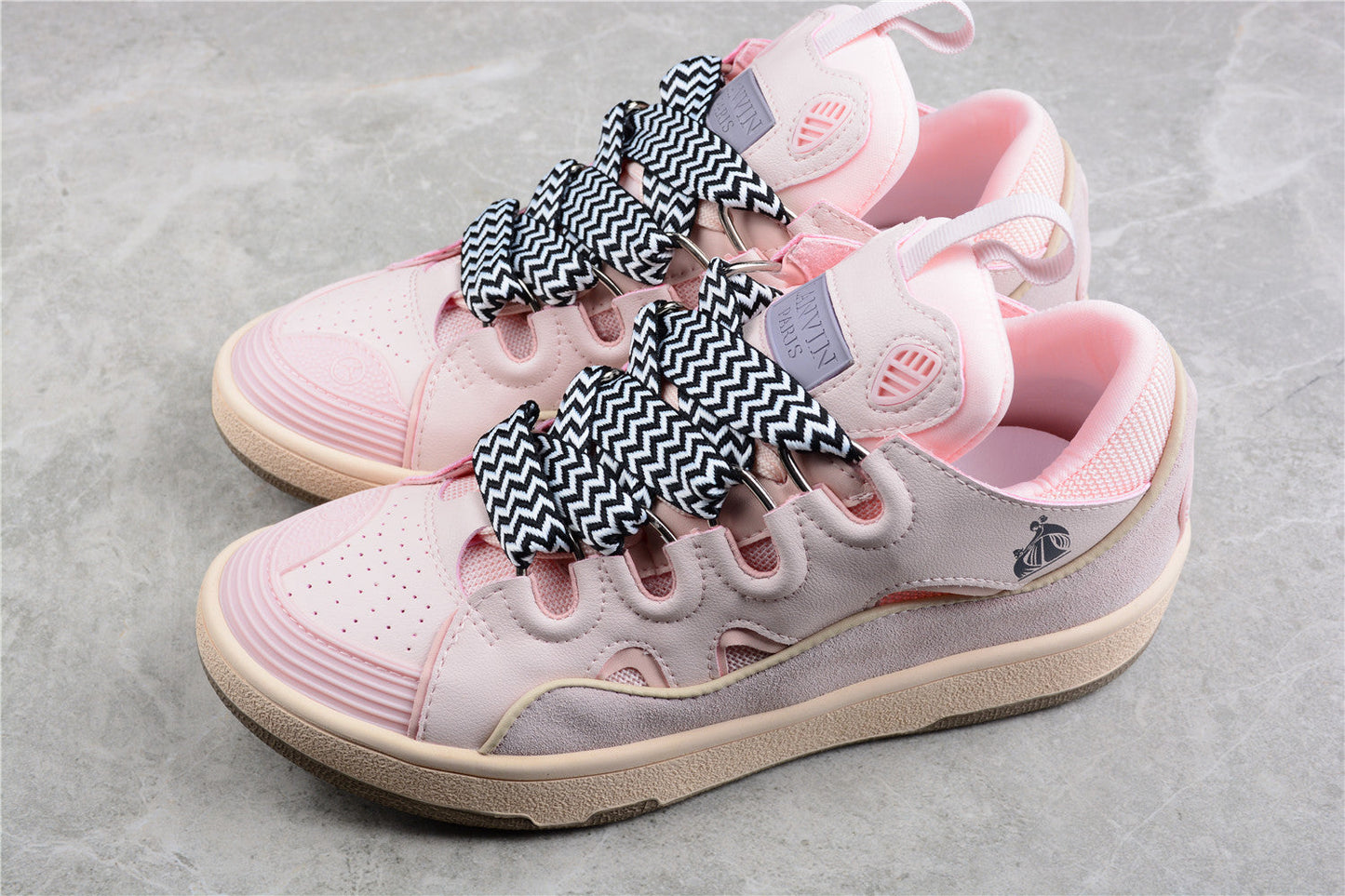 Lanvin Curb Sneakers "Blush Pink"