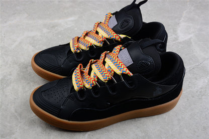 Lanvin Black and Gum Sole Sneaker