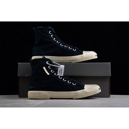 BALENCIAGA PARIS HIGH VULC DESTR x BLACK