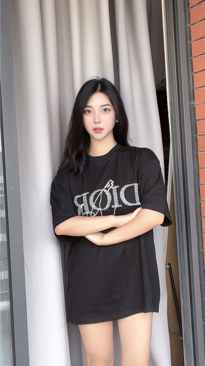 Dior T-Shirt with Tools and Logo Design