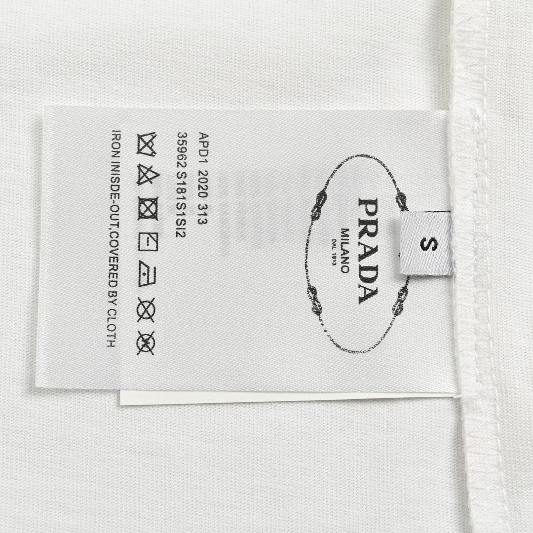 Prada Logo T-Shirt (White)