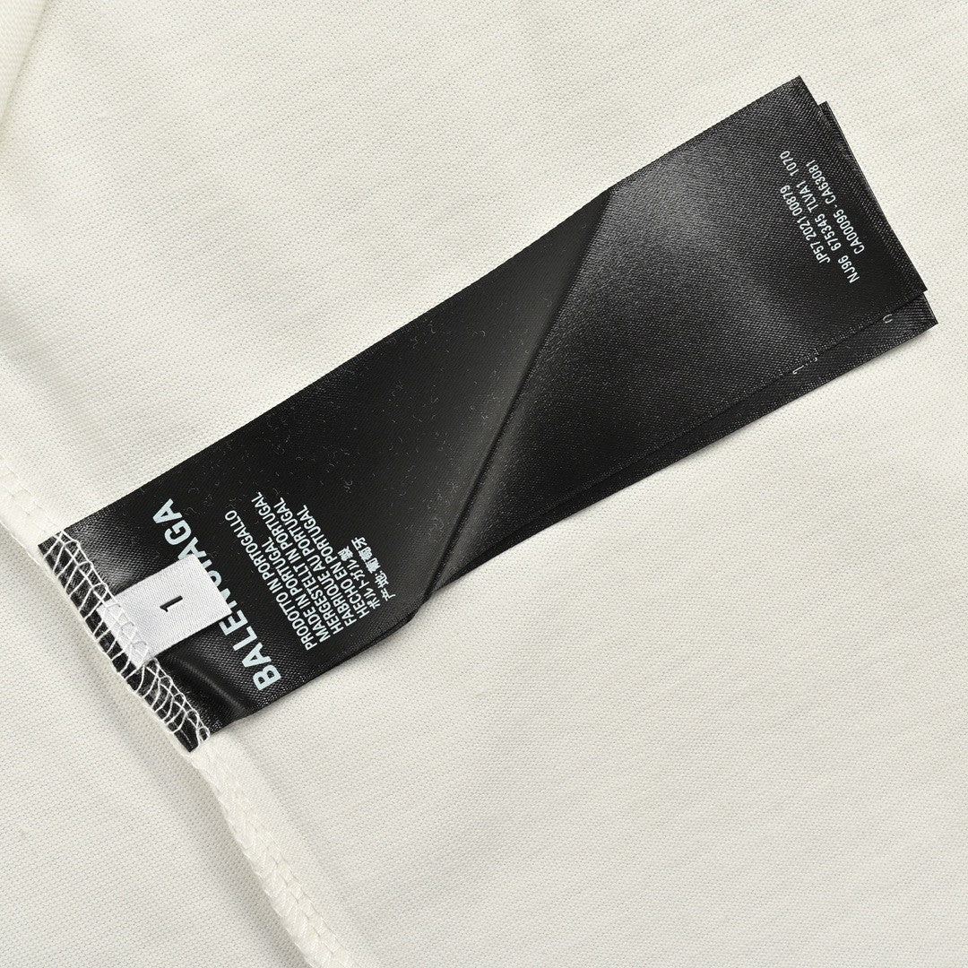 Balenciaga Plain White T-Shirt