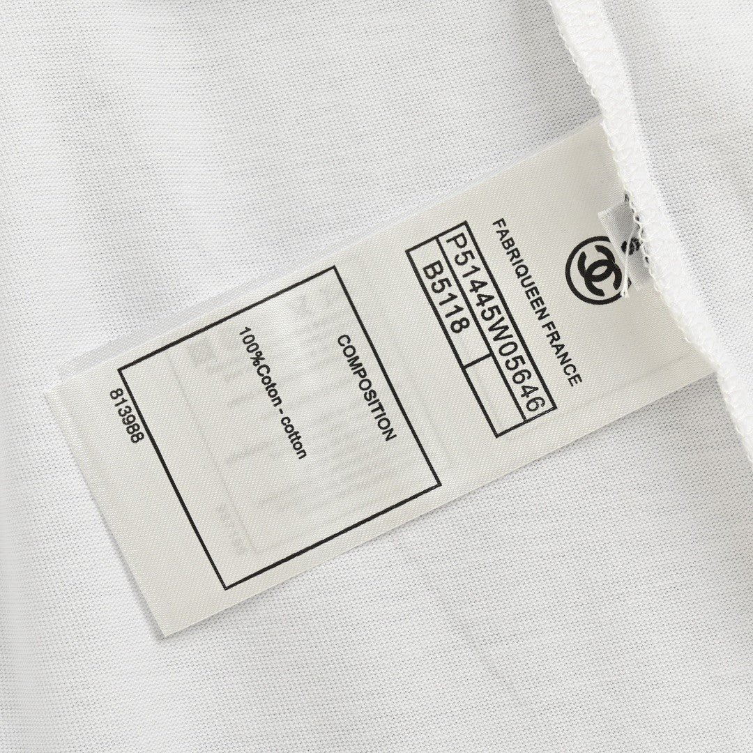 Chanel Classic Logo T-Shirt in White