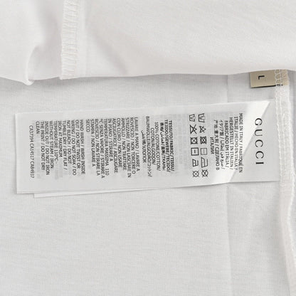 Gucci GG Blue Stripe White T-Shirt