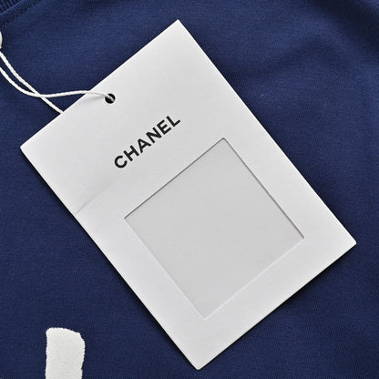 Chanel Logo T-Shirt (Navy Blue)