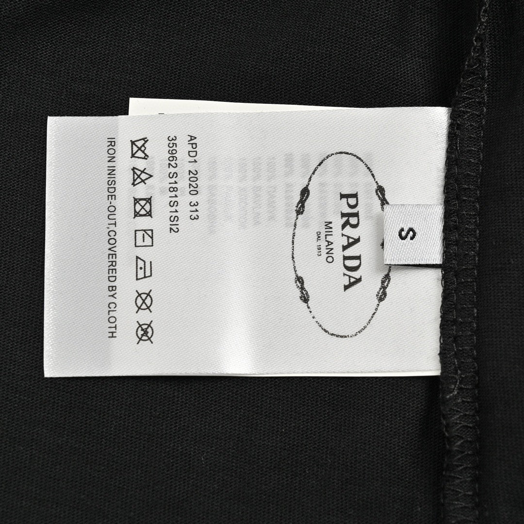 Prada Milano Logo T-Shirt (Black)