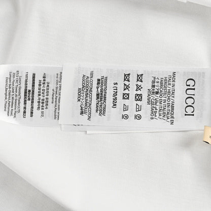 Gucci White T-Shirt with Firenze 1921 Logo