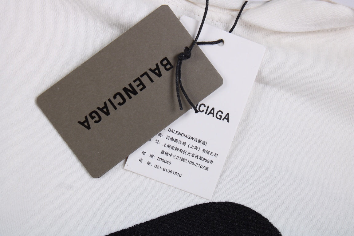 Balenciaga White Hoodie