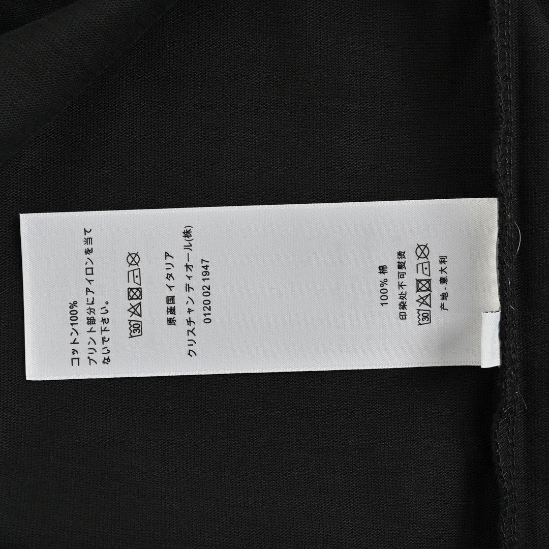 Dior Black T-Shirt with Bold Logo