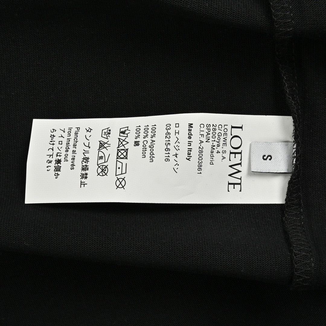 Loewe Black Pocket Logo T-Shirt