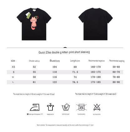 Gucci Cat Graphic T-Shirt