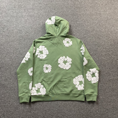 DENIM TEARS COTTON WREATH HOODIE LIGHT GREEN