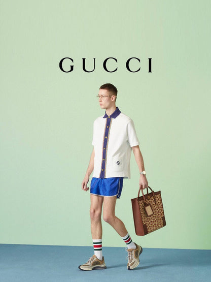 Gucci Contrast Collar Shirt