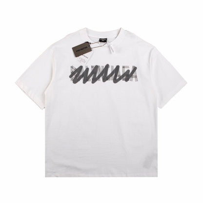 BALENCIAGA GRAFFITI LOGO T-SHIRT WHITE