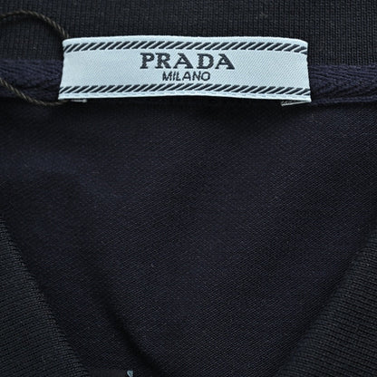 Prada Logo Patch Polo Shirt