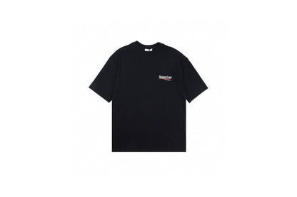 Balenciaga Wave Logo T-Shirt (Black)