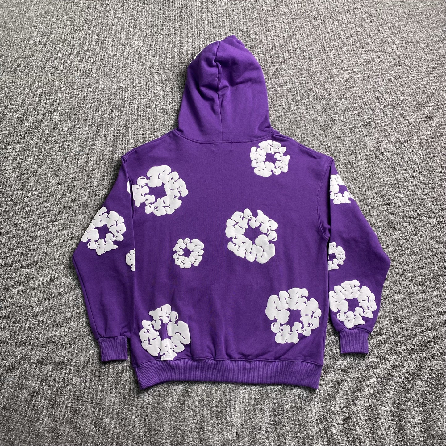 DENIM TEARS COTTON WREATH HOODIE PURPLE