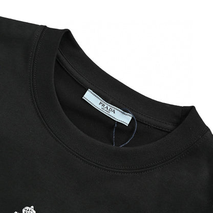 Prada Milano Black Logo T-Shirt