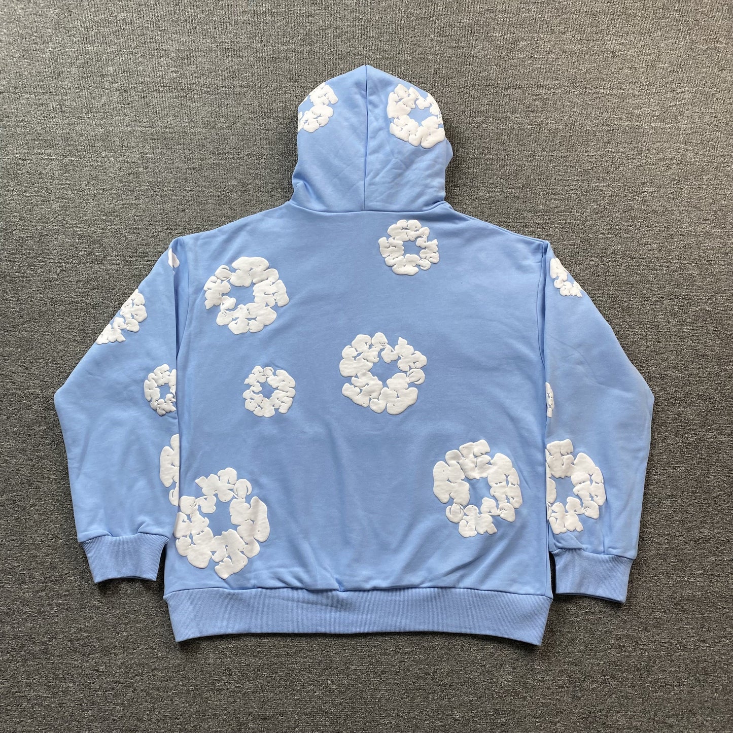 DENIM TEARS COTTON WREATH HOODIE BABY BLUE