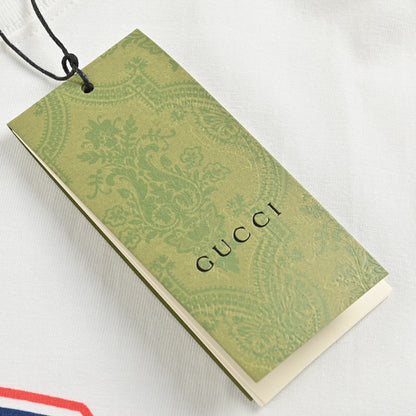 Gucci White T-Shirt with Bold Logo