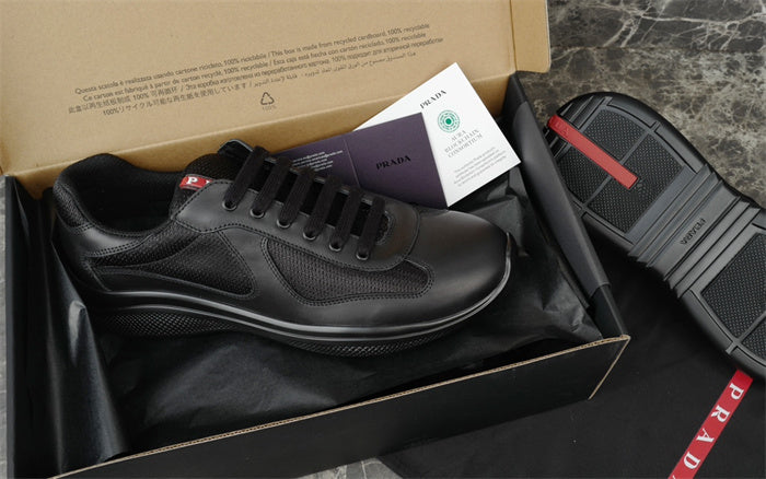 PRADA AMERICA'S CUP LEATHER BLACK