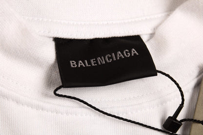 Balenciaga Multi-Logo T-Shirt (White)