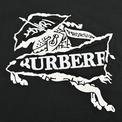 Burberry T-Shirt - Black with Graphic Design