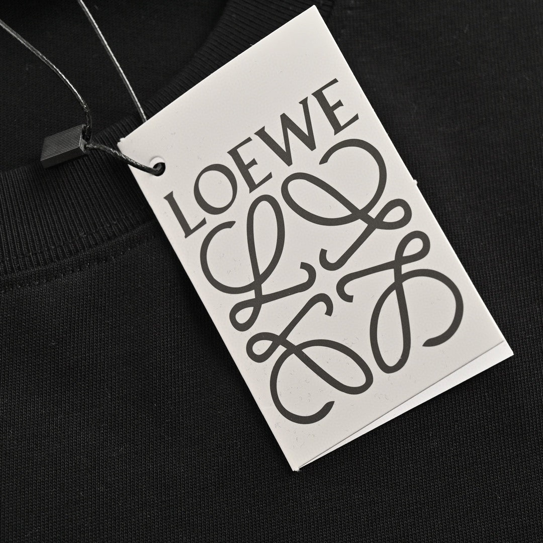 Loewe T-Shirt - Black Barbed Wire Graphic