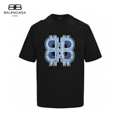 Balenciaga BB Logo T-Shirt (Black)