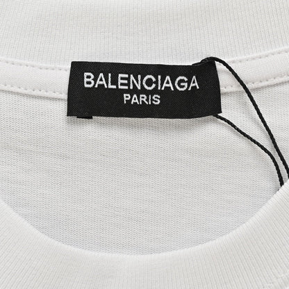 Balenciaga BB Logo T-Shirt (White)