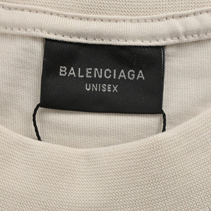 Balenciaga Beige T-Shirt with EREWHON Graphic