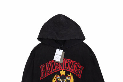 Balenciaga Black Crest Hoodie