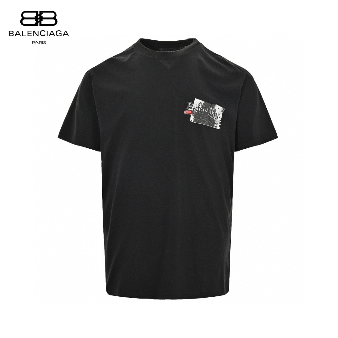 Balenciaga Black Graphic T-Shirt