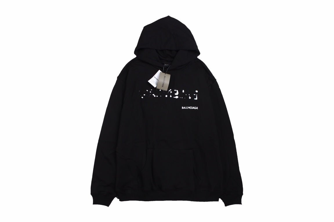 Balenciaga Black Logo Hoodie