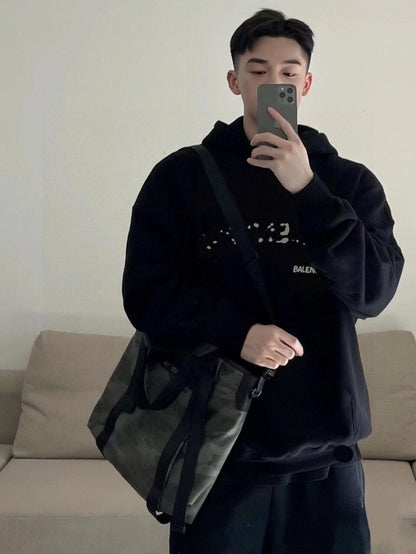 Balenciaga Black Logo Hoodie