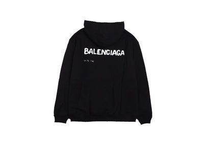 Balenciaga Black Logo Hoodie