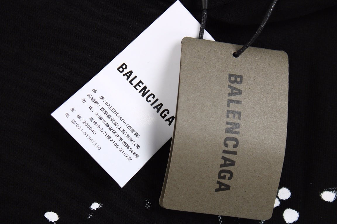 Balenciaga Black Logo Hoodie