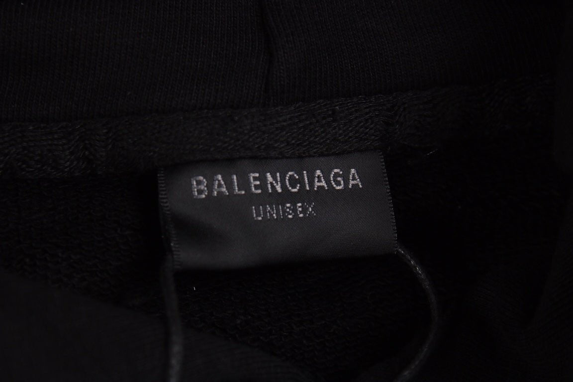 Balenciaga Black Oversized Hoodie