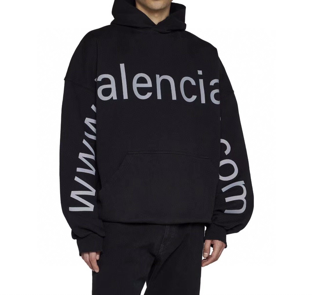 Balenciaga Black Oversized Hoodie