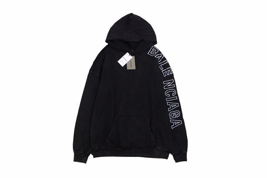 Balenciaga Black Oversized Hoodie