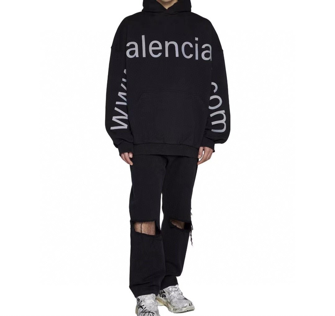 Balenciaga Black Oversized Hoodie