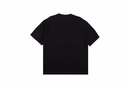 BALENCIAGA METALLIC DESIGN T-SHIRT BLACK