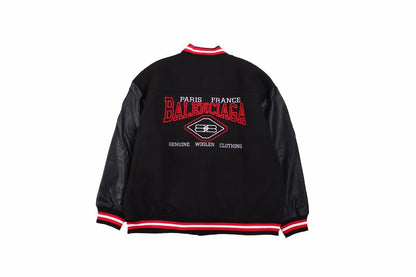 Balenciaga Black Varsity Jacket