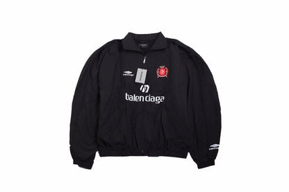 Balenciaga Black Zip-Up Track Jacket