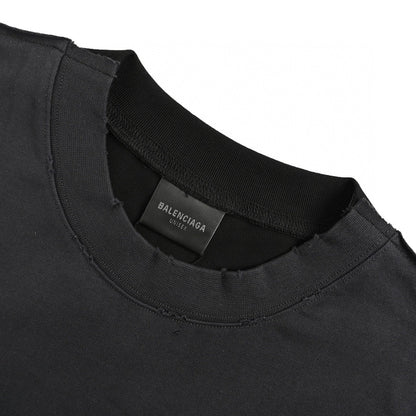 BALENCIAGA VINTAGE LOGO T-SHIRT BLACK