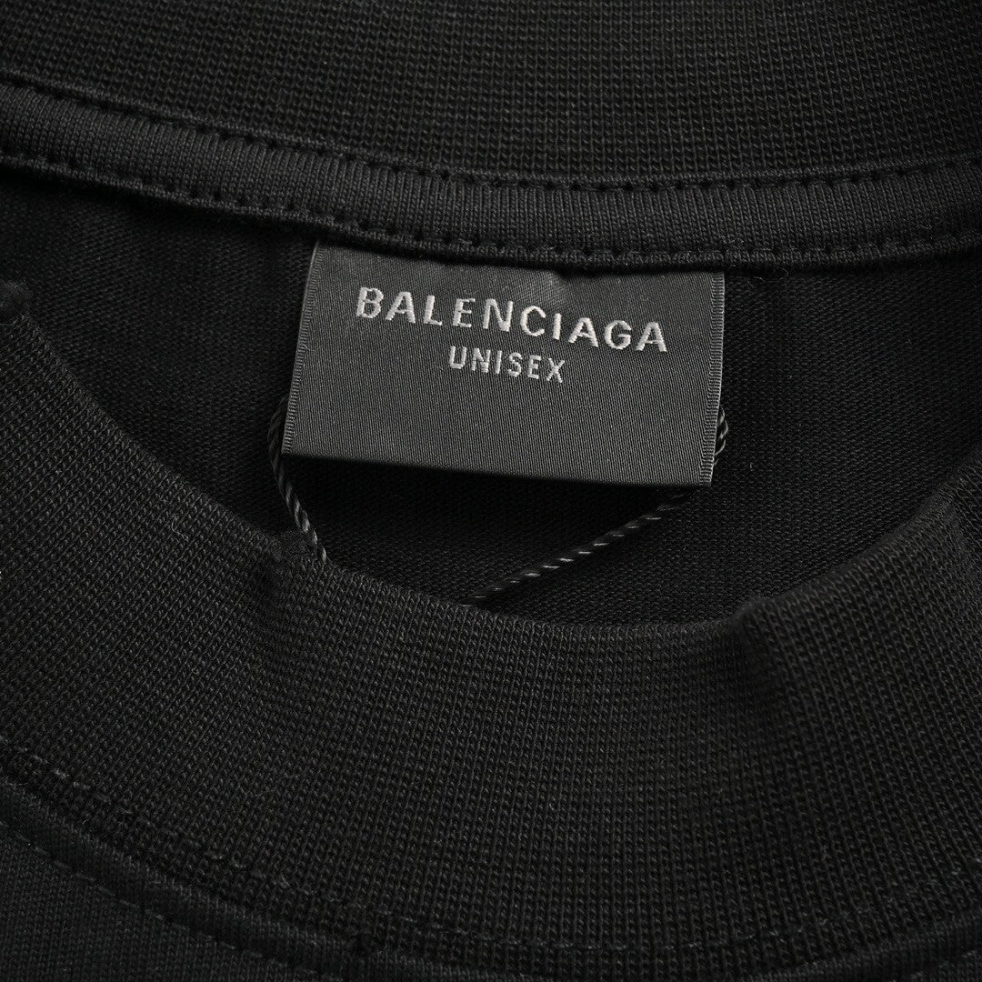 Balenciaga CD Graphic Black T-Shirt