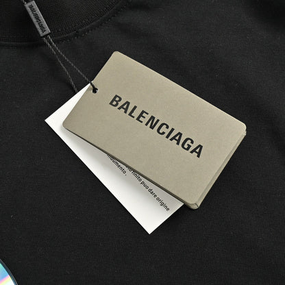 Balenciaga CD Graphic Black T-Shirt